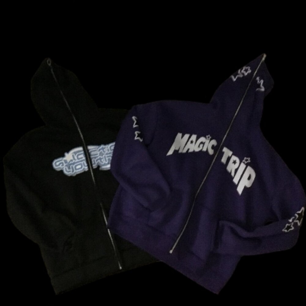 Y2K FULLZIPS BUNDLE (PURPLE) MAGIC TRIP+ARCT9C RUNNER ( BLACK)